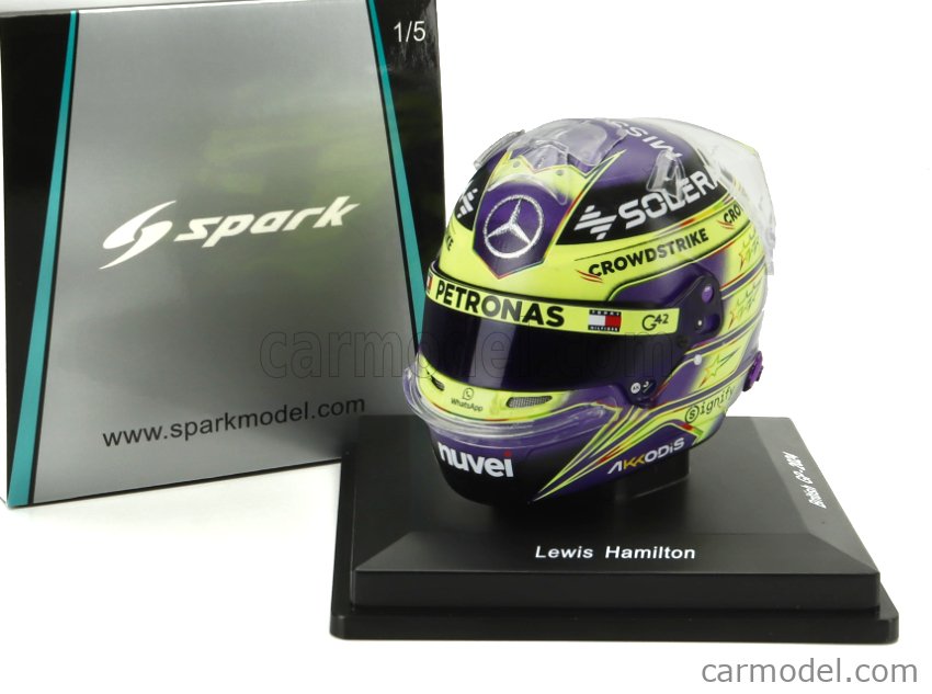 Spark 5HF145 CASQUE 2024 Hamilton Mercedes AMG PETRONAS F1 GP