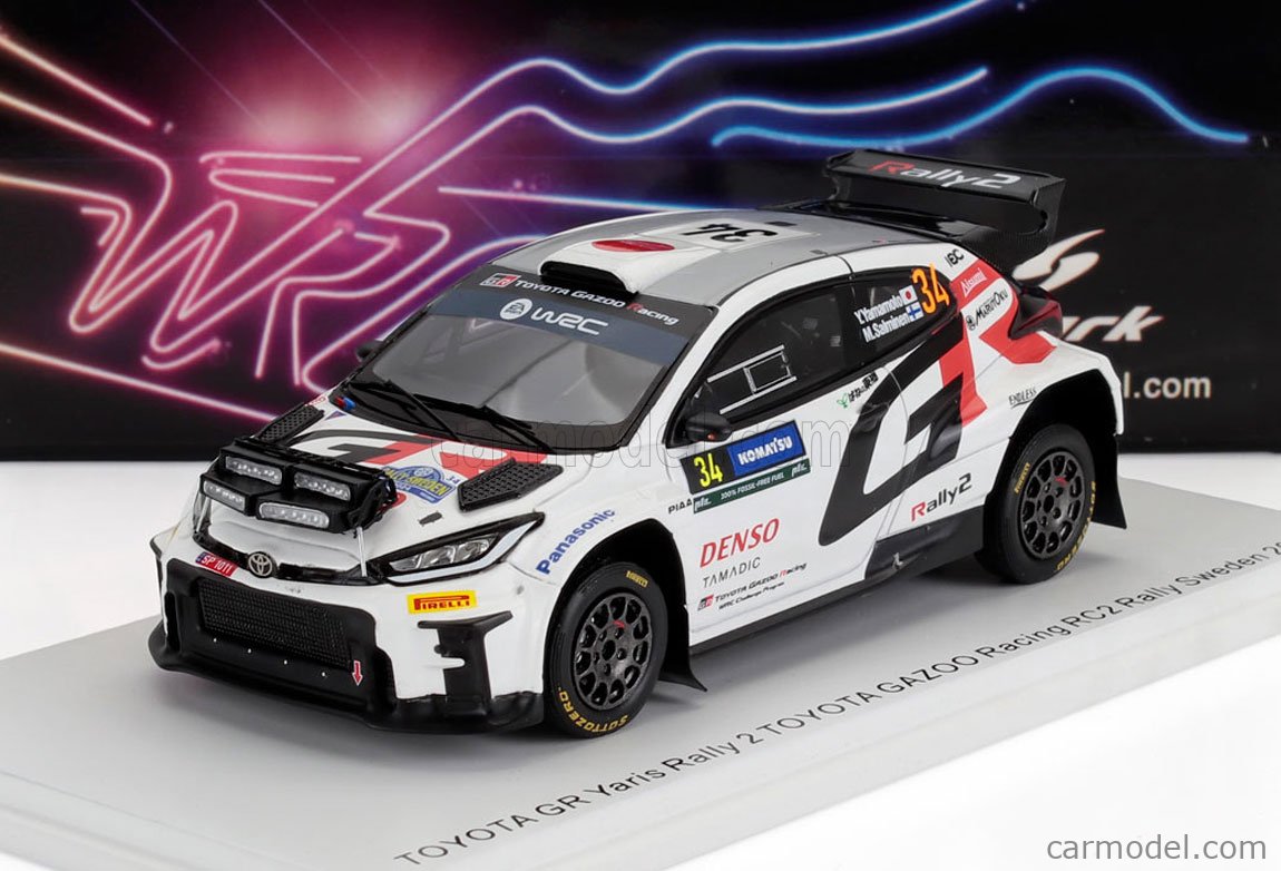 SPARK-MODEL S6868 Scale 1/43 | TOYOTA YARIS GR RALLY2 TEAM TOYOTA