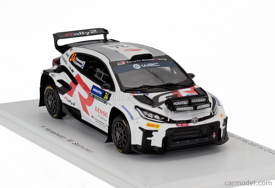 SPARK-MODEL S6868 Scale 1/43 | TOYOTA YARIS GR RALLY2 TEAM TOYOTA