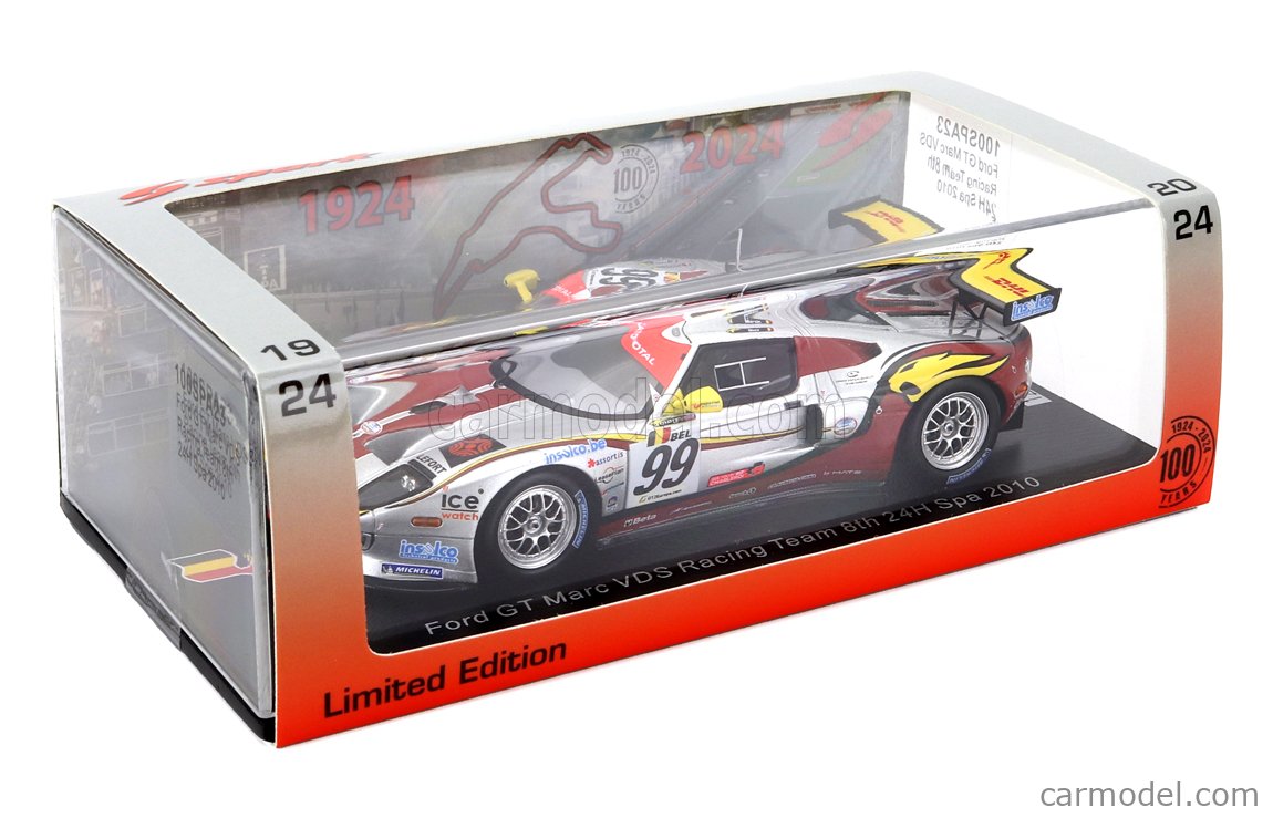 SPARK-MODEL 100SPA23 Scale 1/43 | FORD USA GT GT3 TEAM MARC VDS