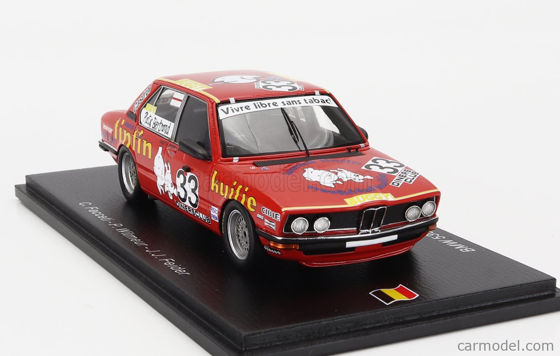 Modellino Spark 1/43 BMW 530I - 24h Spa 1980 - Resina Collezione 100SPA10
