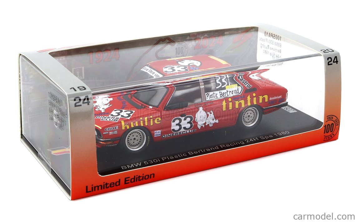 Spark 1:43 BMW 530i #33 24h Spa 1980 Facetti, Witmeur