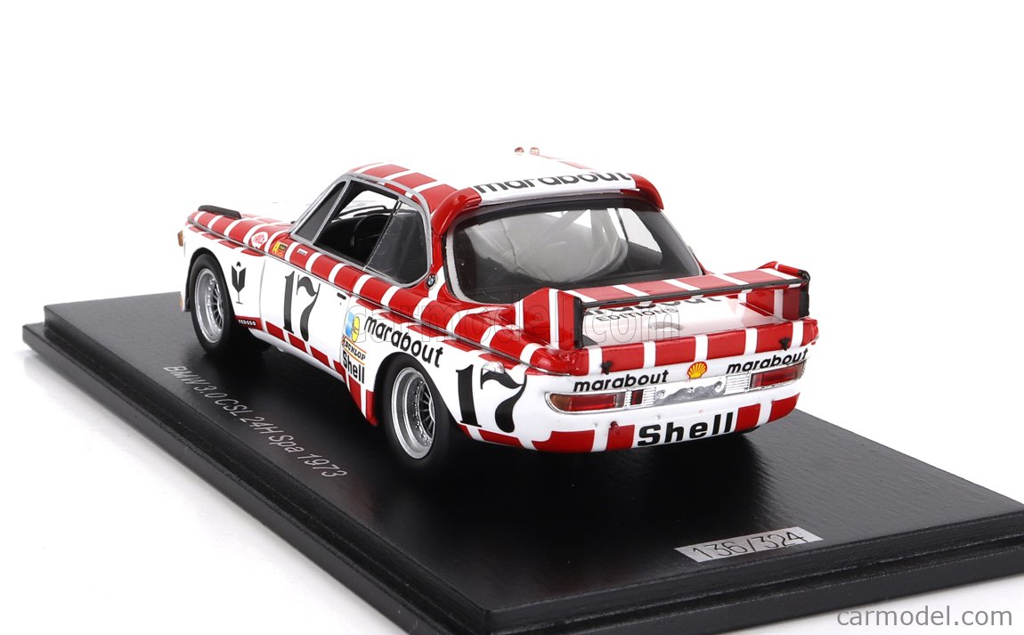 SPARK-MODEL 100SPA07 Masstab: 1/43 | BMW 3.0 CSL TEAM LUIGI