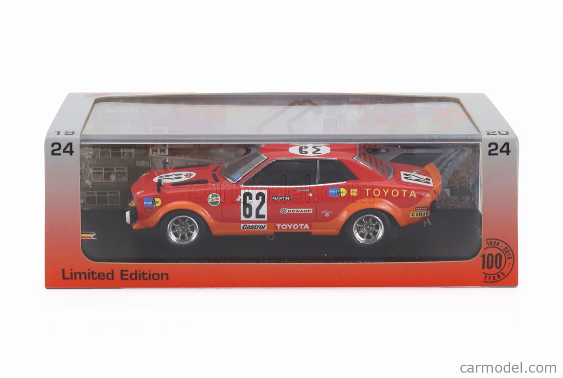 Spark 1:43 Toyota Celica GT #62 9th 24h Spa 1973 Andersson