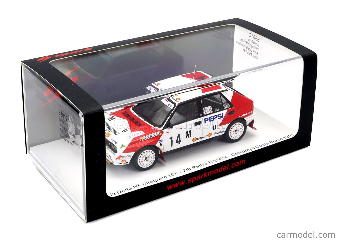 1/43 Spark 1993 Lancia Delta HF Integrale #13 4th Rallye 1000 Lakes Astra Racing Tommi Mäkinen