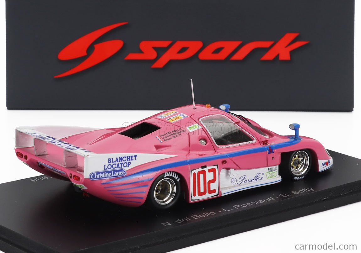 1:43 SPARK Rondeau M379C #8 24H Le Mans 1981 Streiff Schlesser Haran S8458 MMC
