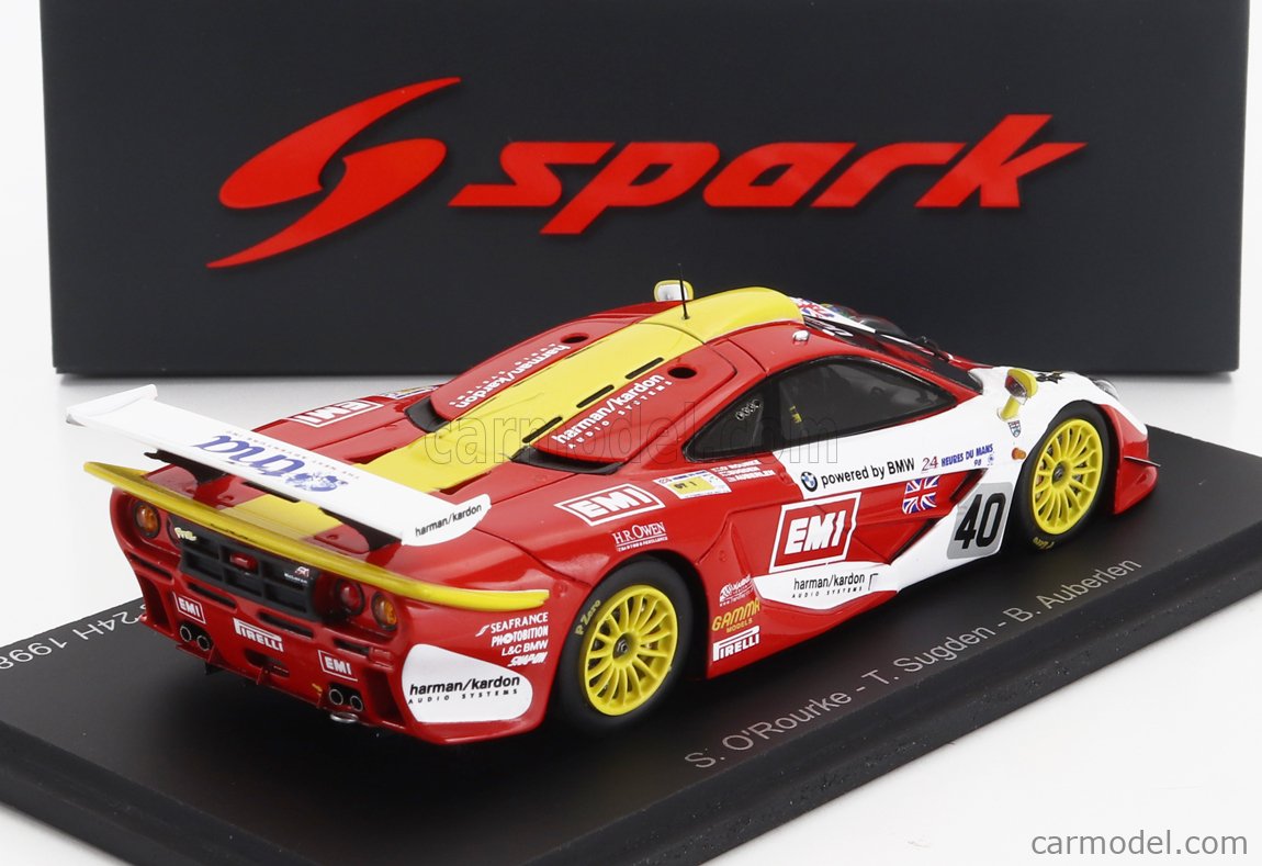 SPARK-MODEL S6681 Scale 1/43 | McLAREN F-1 GTR 6.0L V12 TEAM