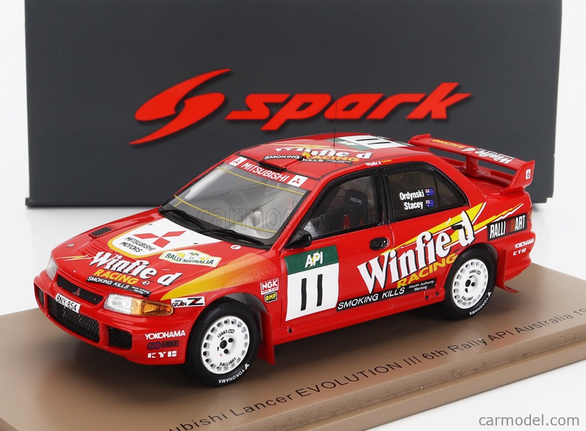 Rally Api SPARK-MODEL S6516 Scale 1/43 | MITSUBISHI LANCER EVOLUTION III N 11 ...