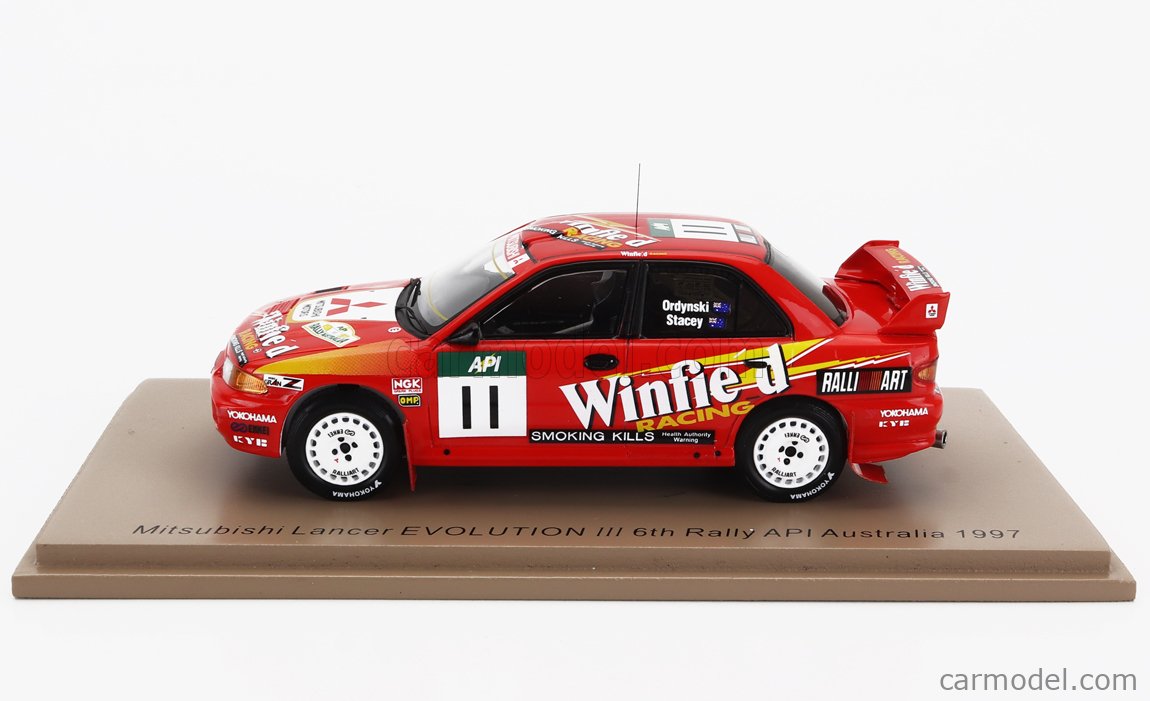 Mitsubishi Lancer EVOLUTION III Rallye Tour de Corse 1995 Aghini/Farnocchia Spark 1:43 S6506 | S6506