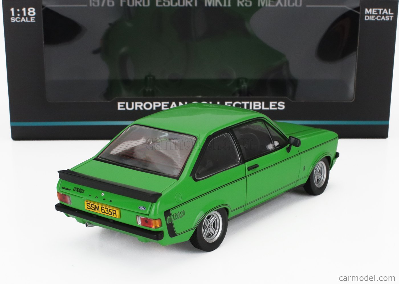 Modèle réduit Ford Escort Mkii Rs Mexico, Blanc 1976 1/18 | Sunstar