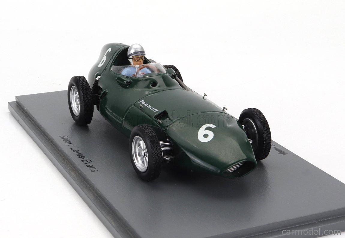 Miniature Brumm Vanwall F1 Vw5 – N°18 Vainqueur GP Grande-Bretagne 1957 (1/43)