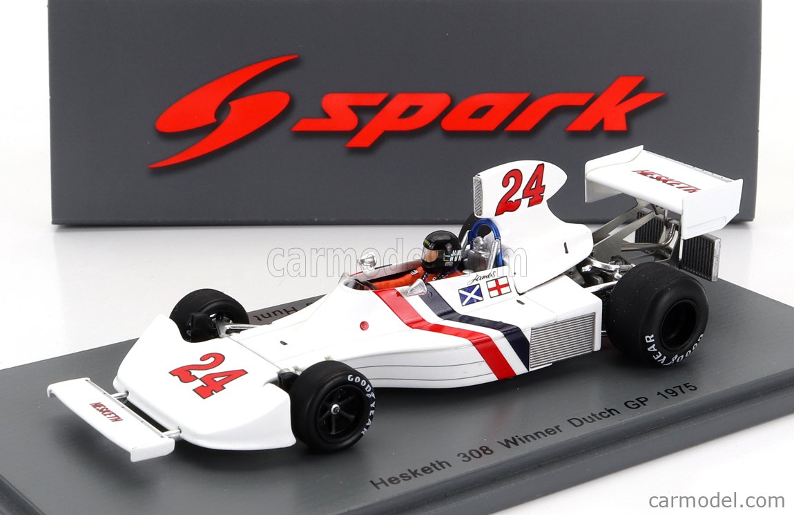 SPARK-MODEL S2239 Scale 1/43 | HESKETH F1 308 N 24 WINNER DUTCH GP 