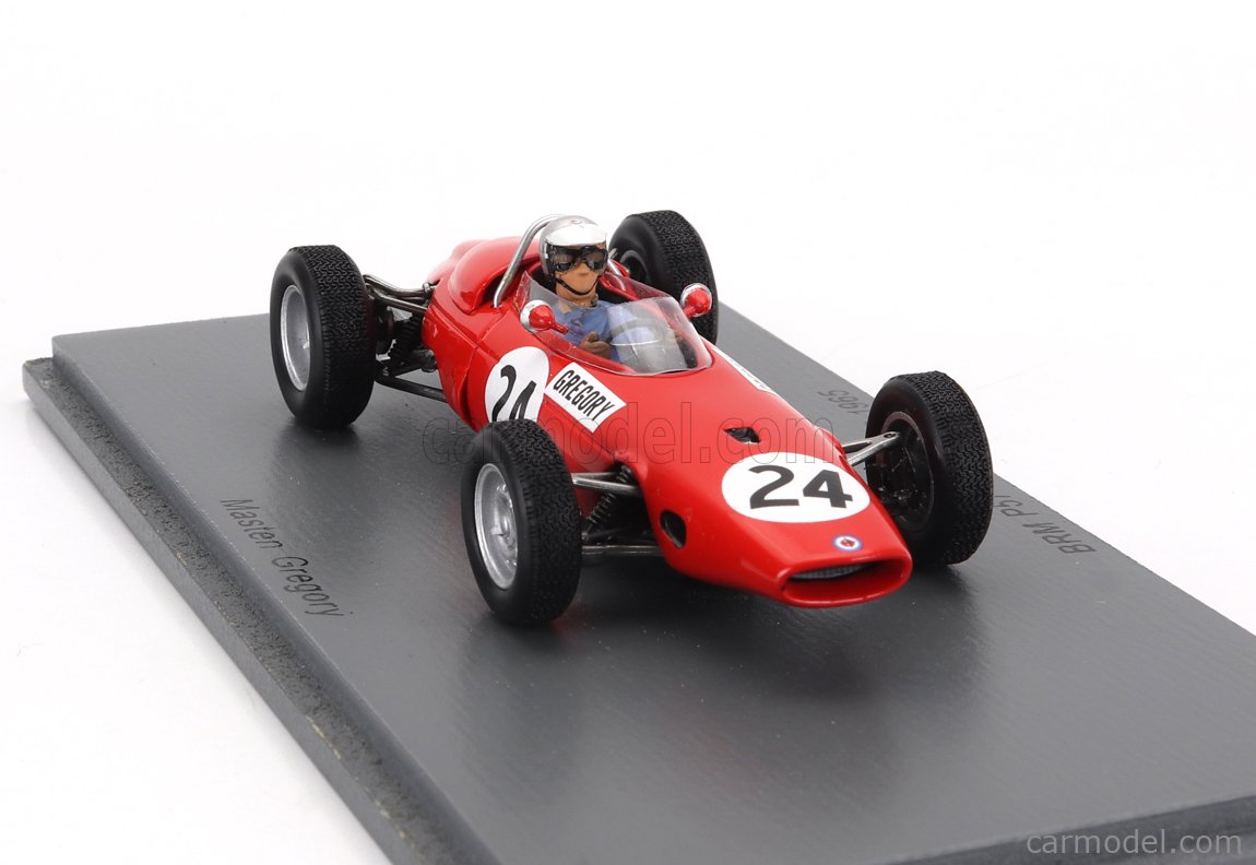 SPARK-MODEL S4793 Scale 1/43 | BRM F1 P57 N 24 GERMAN GP 1965 MASTEN ...