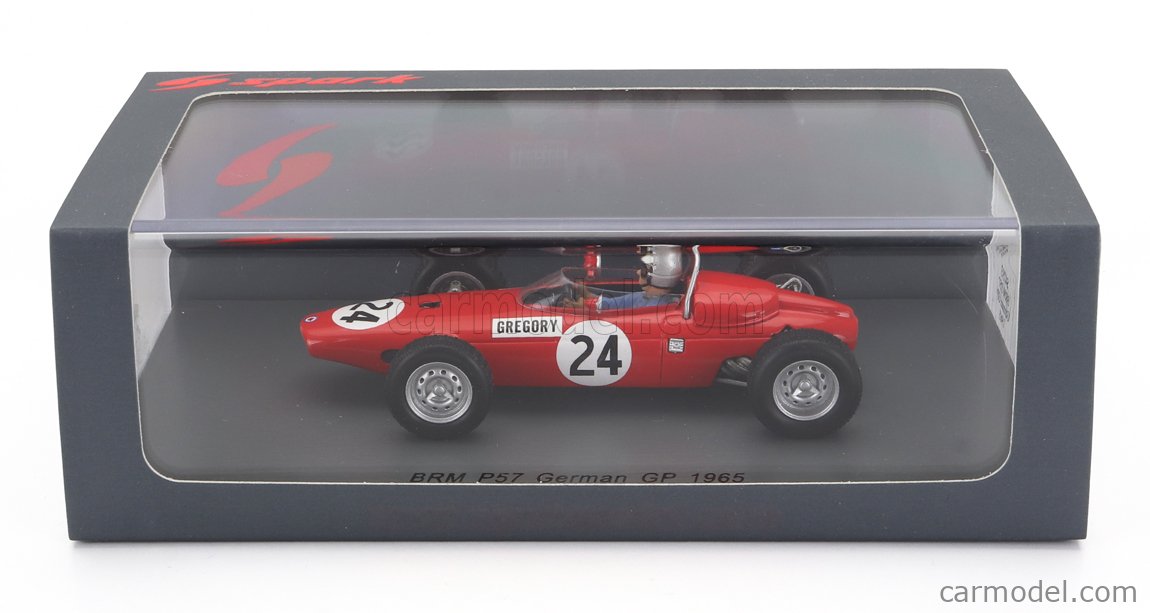 SPARK-MODEL S4793 Scale 1/43 | BRM F1 P57 N 24 GERMAN GP 1965 MASTEN ...