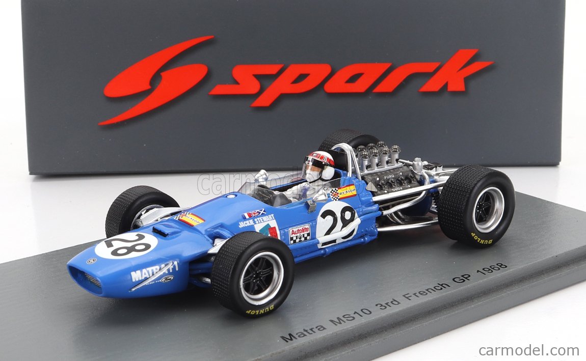 Modèle Réduit 1:43 Matra Simca F1 MS10 #8 1969 - Jean-Pierre Beltoise, Neuf