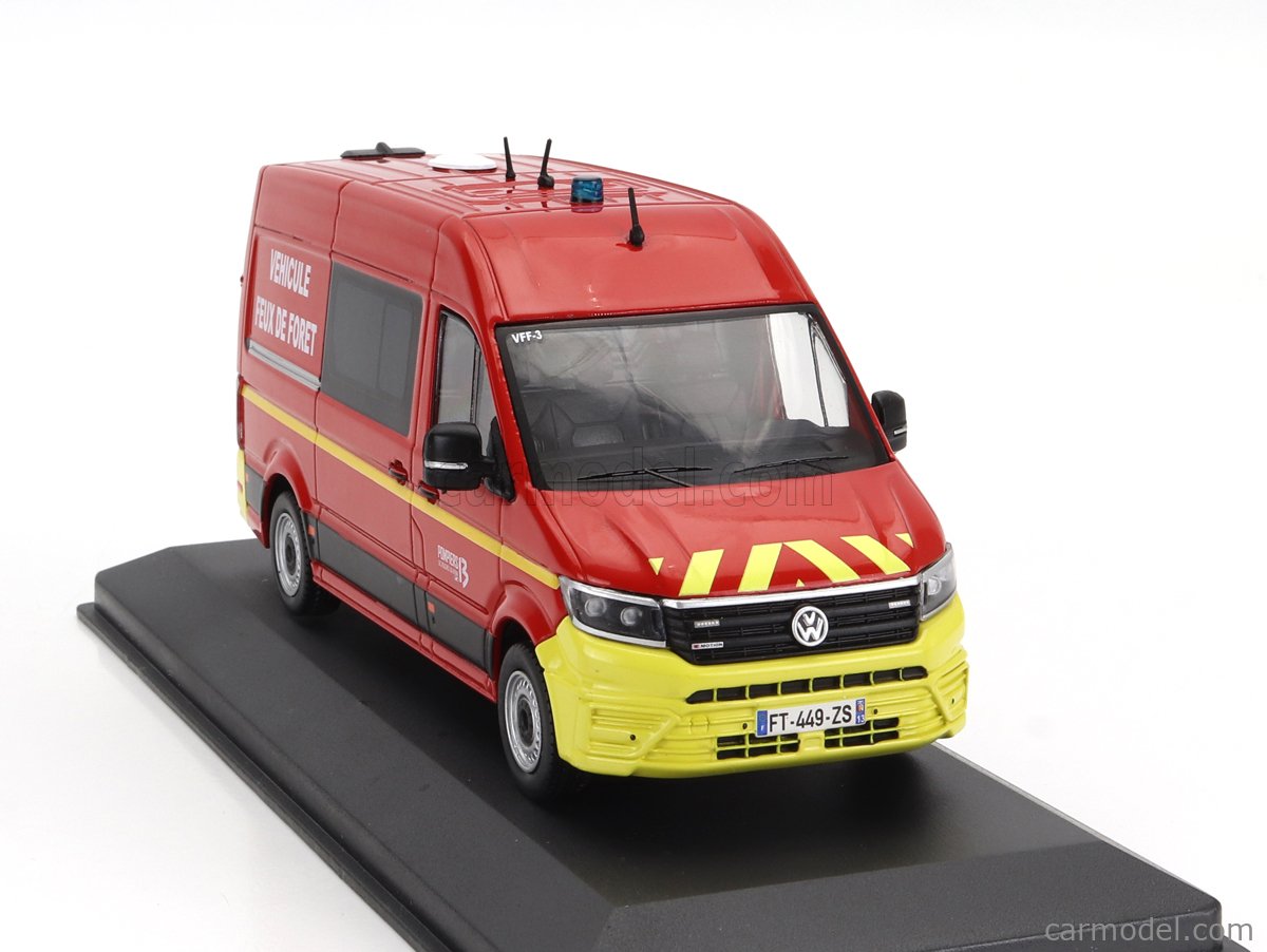 Modèle Réduit 1/43 - Camion De Pompiers Volkswagen Crafter L2H2 Lambert VFF - SDIS 13 Bouches-du-Rhône - Édition Limitée à 504 Exemplaires