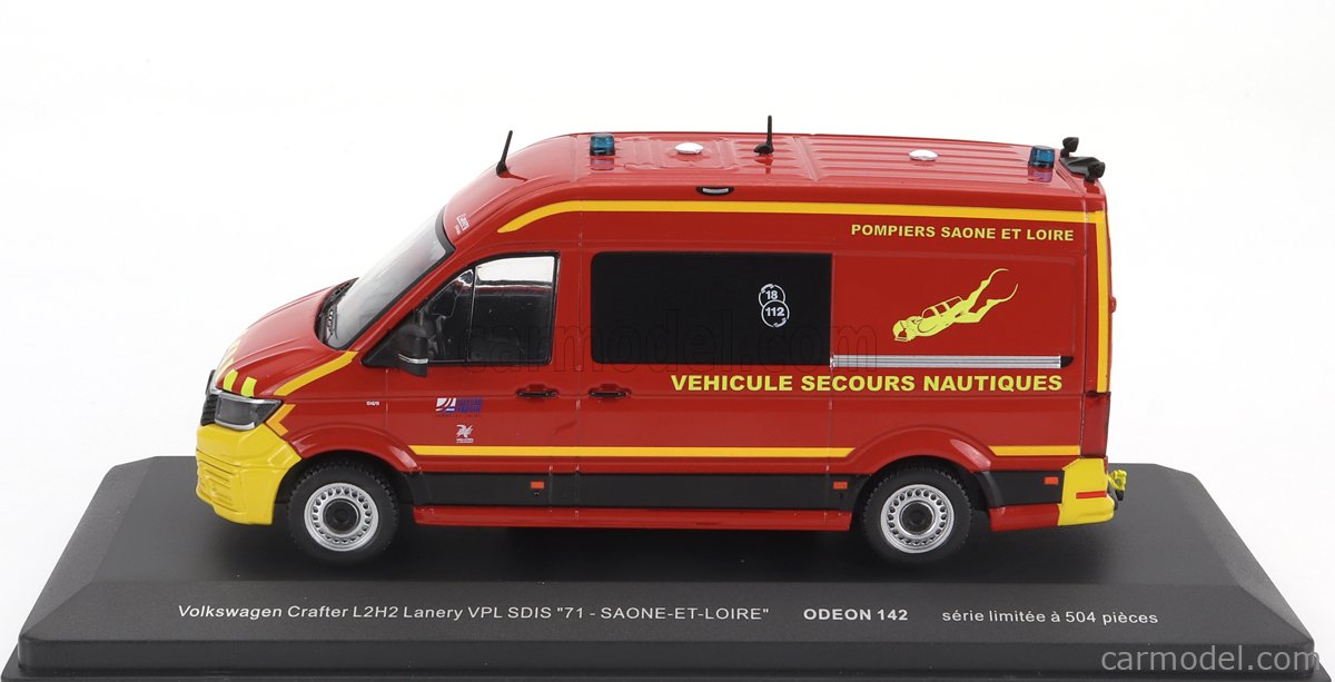 VOLKSWAGEN Crafter Pompiers L2H2 Lanery VRR Véhicule De Reconnaissance