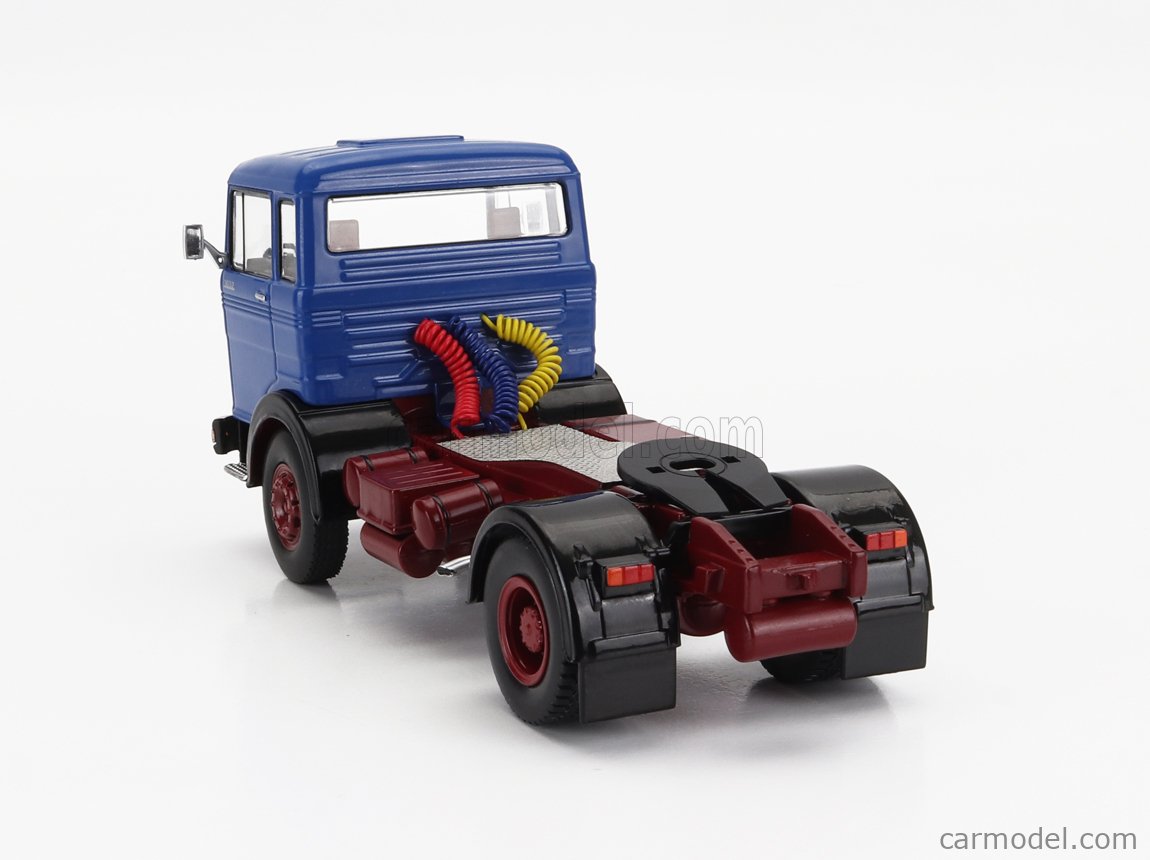 Maquette 1:43 IXO Mercedes-Benz Lps 1632 Camion Tracteur 1970 Bleu - Modèle Réduit De Collection, Neuf