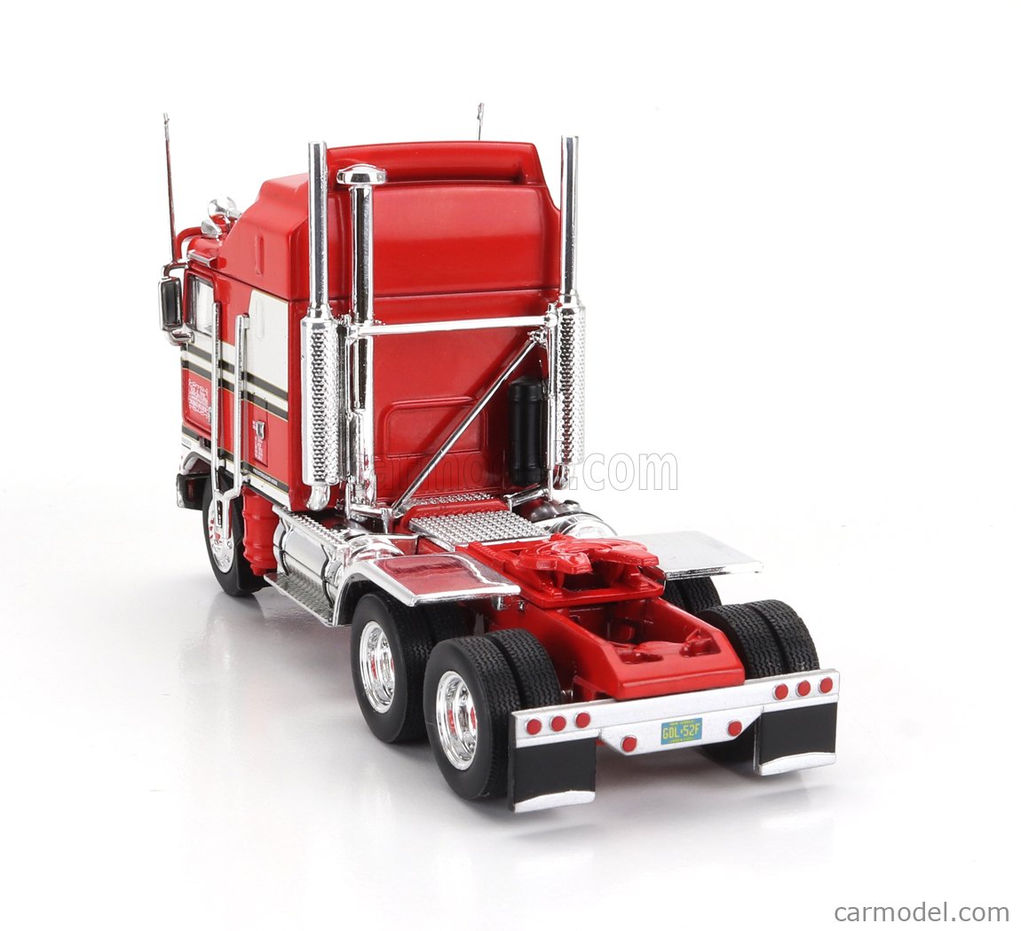 DCP 1/64 BLACK & WHITE KENWORTH K100 AERODYNE LONG FRAME W