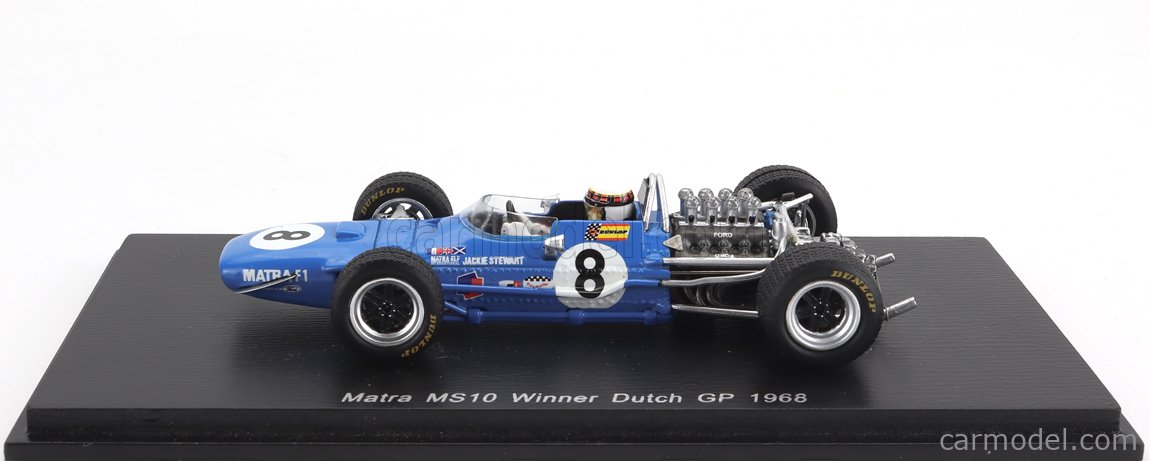 MODÈLE DE VOITURE F1 STATIQUE SPARK MATRA MS10 #8 WINNER