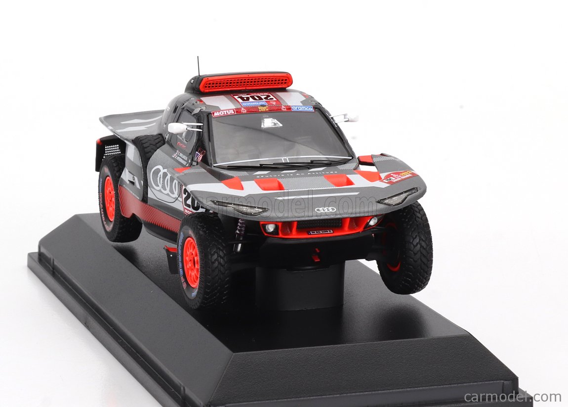 Miniature Spark 1/43 – Audi RS Q E-tron N°200 Dakar 2022 – Peterhansel/Boulanger