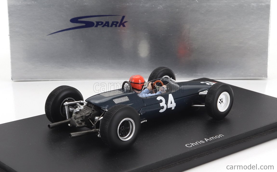 SPARK-MODEL S1613 Scale 1/43 | LOTUS F1 25 BRM N 34 FRENCH GP 1964