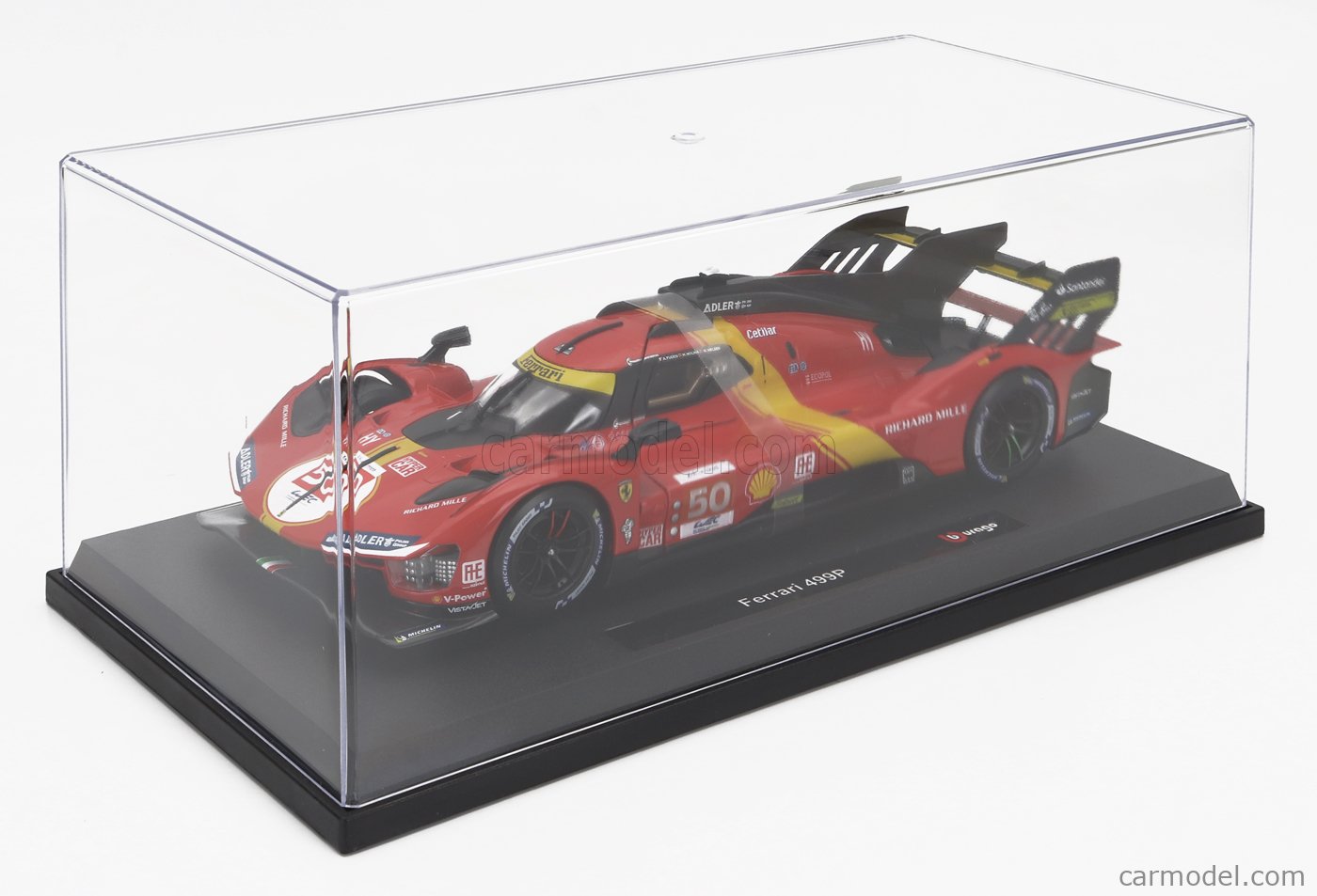 BURAGO 178731 Scale 1/18 | FERRARI 499P 3.0L TURBO V6 TEAM FERRARI AF ...