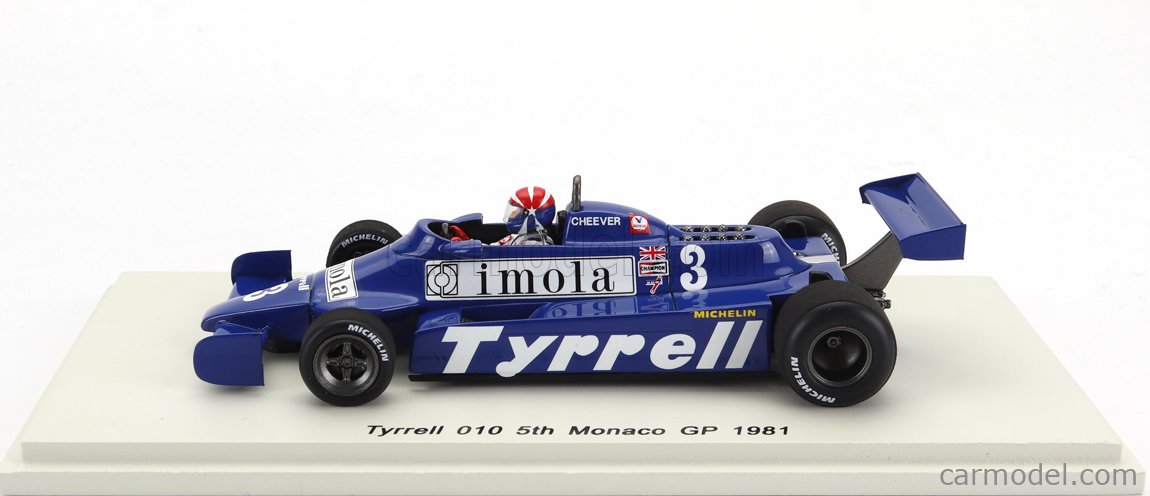 Spark 1/43 Tyrrell 010 - GP Afrique Du Sud 1981 S1886
