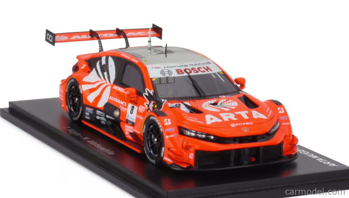 SPARK 1/43 特注 Honda CIVIC TYPE R-GT 2024 Honda Civic Type R-GT STANLEY GT500 Super GT Japan 2024