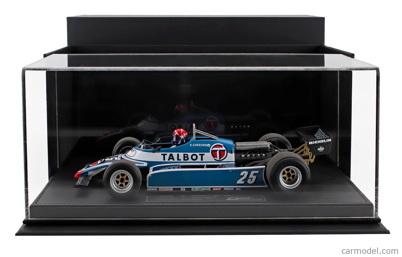 GP Replicas 1:18 Eddie Cheever Ligier JS17B #25 2° U.S.A. Est GP formula 1 1982 GP149A modello