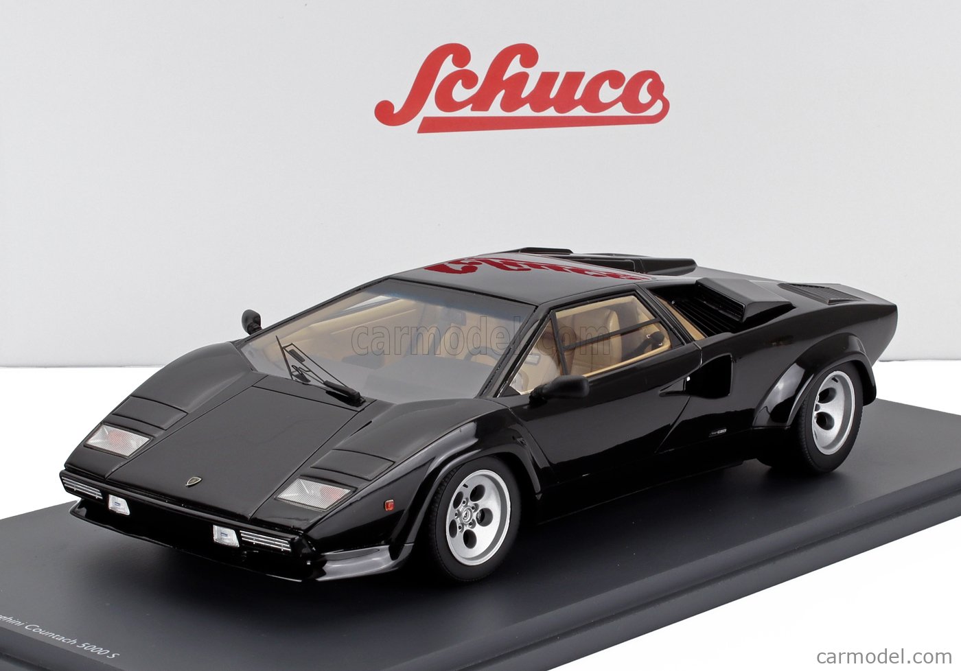 Lamborghini Countach 5000 1/18 Red Vintage Burago 1⁄18 Scale DieCast Red Lamborghini Countach 5000