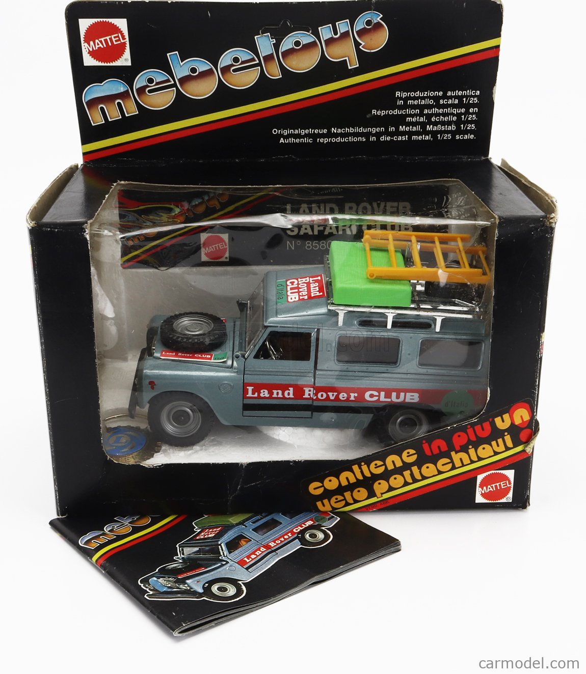Matchbox Moving Parts 1975 Range Rover en vert sous blister
