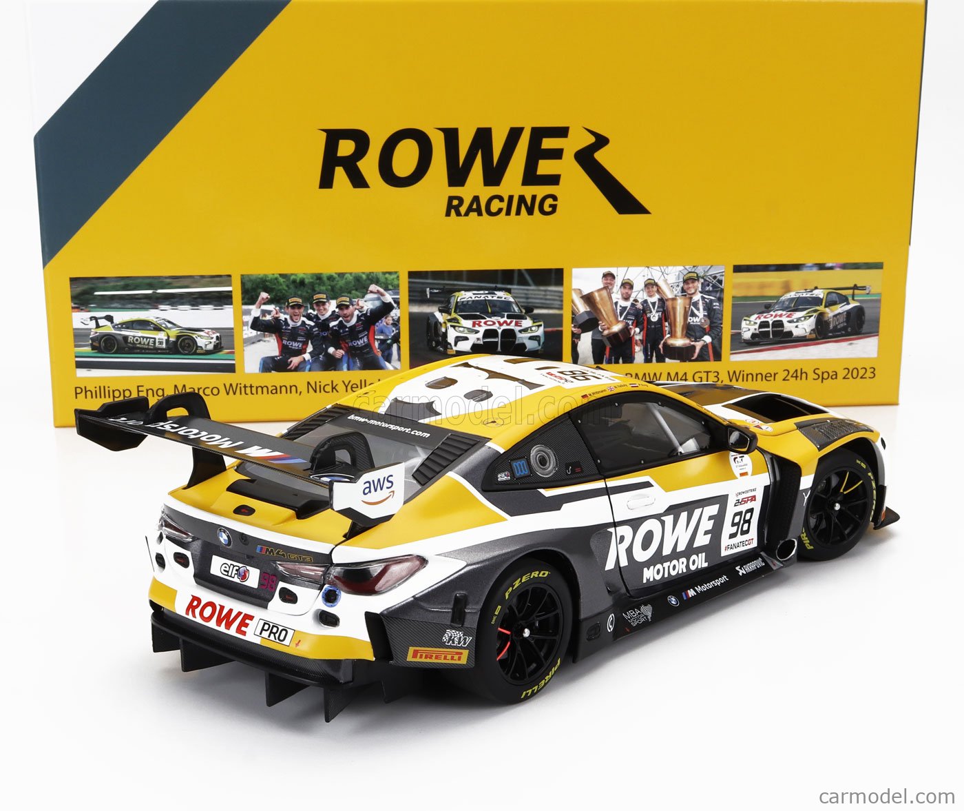 MINICHAMPS 113232198 Scale 1/18 | BMW 4-SERIES M4 GT3 TEAM ROWE RACING ...