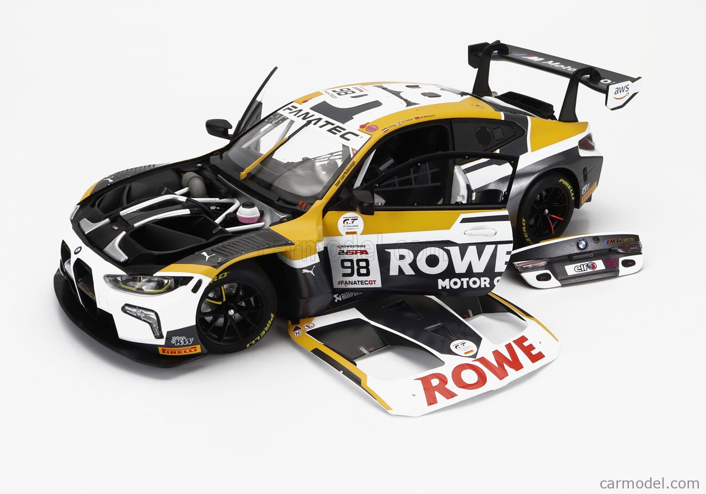 MINICHAMPS 113232198 Scale 1/18 | BMW 4-SERIES M4 GT3 TEAM ROWE RACING ...