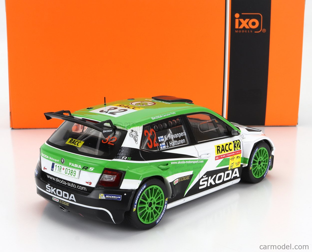 Ixo 1:24 Skoda Fabia R5 #31 Rallye Monte Carlo 2017 A. Mikkelsen, A