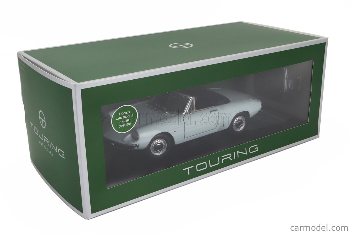 TOURING MODELCARS 18120002 Scale 1/18 | ALFA ROMEO DUETTO SPIDER 1600 ...