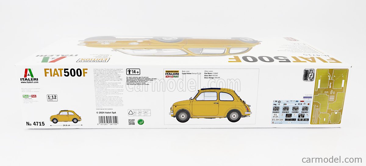 ITALERI IT4715 Scale 1/12 | FIAT 500 F 1965