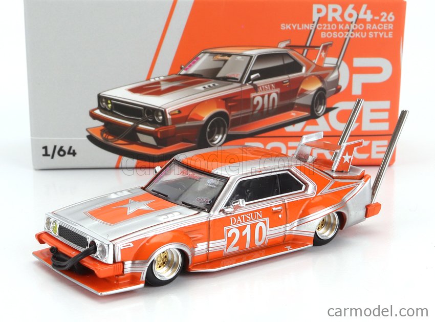 POP-RACE-LIMITED PR640026 Scale 1/64 | NISSAN SKYLINE C210 KAIDO RACER ...