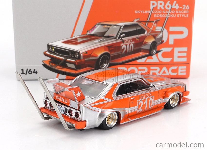 POP-RACE-LIMITED PR640026 Scale 1/64 | NISSAN SKYLINE C210 KAIDO RACER ...