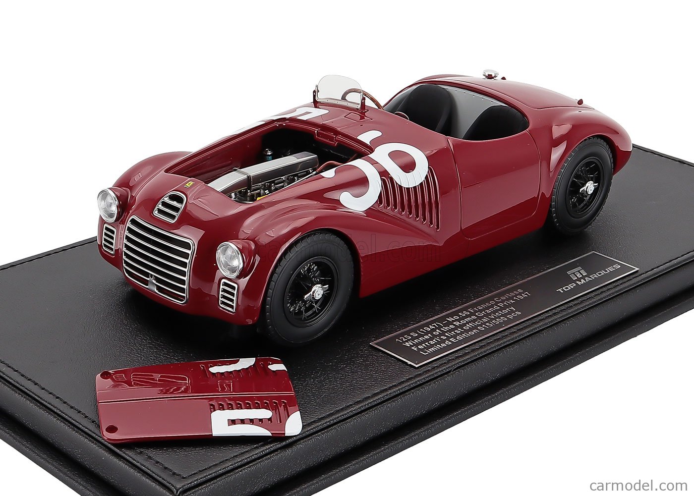 TOPMARQUES TOP141A Scale 1/18 | FERRARI 125S SPIDER N 56 WINNER