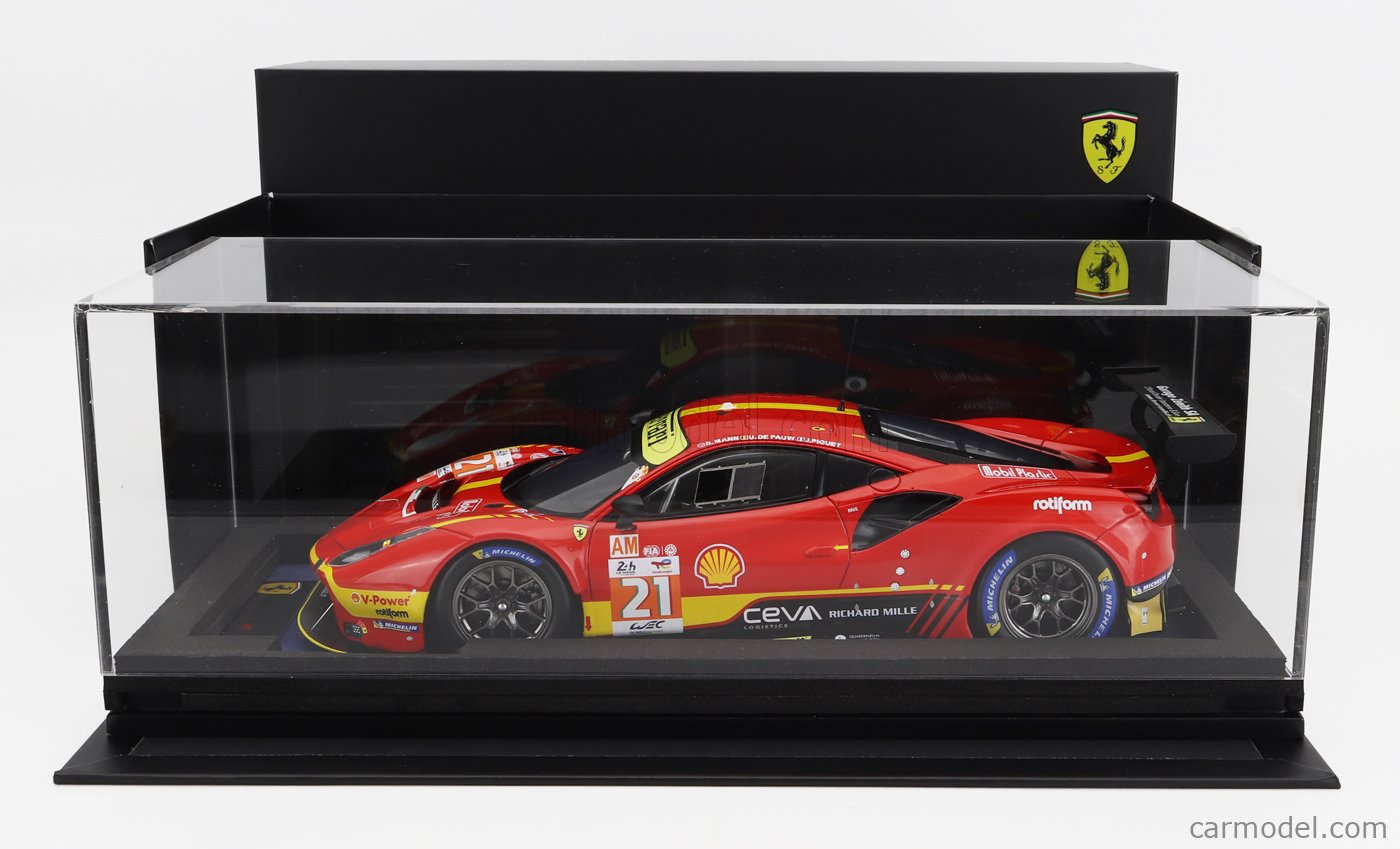 FERRARI 488 GTE Evo No 47 24h Le Mans, Lacorte/Sernagiotto/Fuoco (2021