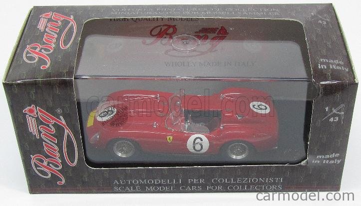 BANG 7170 Scale 1/43 | FERRARI 250 TR PROTOTYPE N 6 NURBURGRING 1958 ...