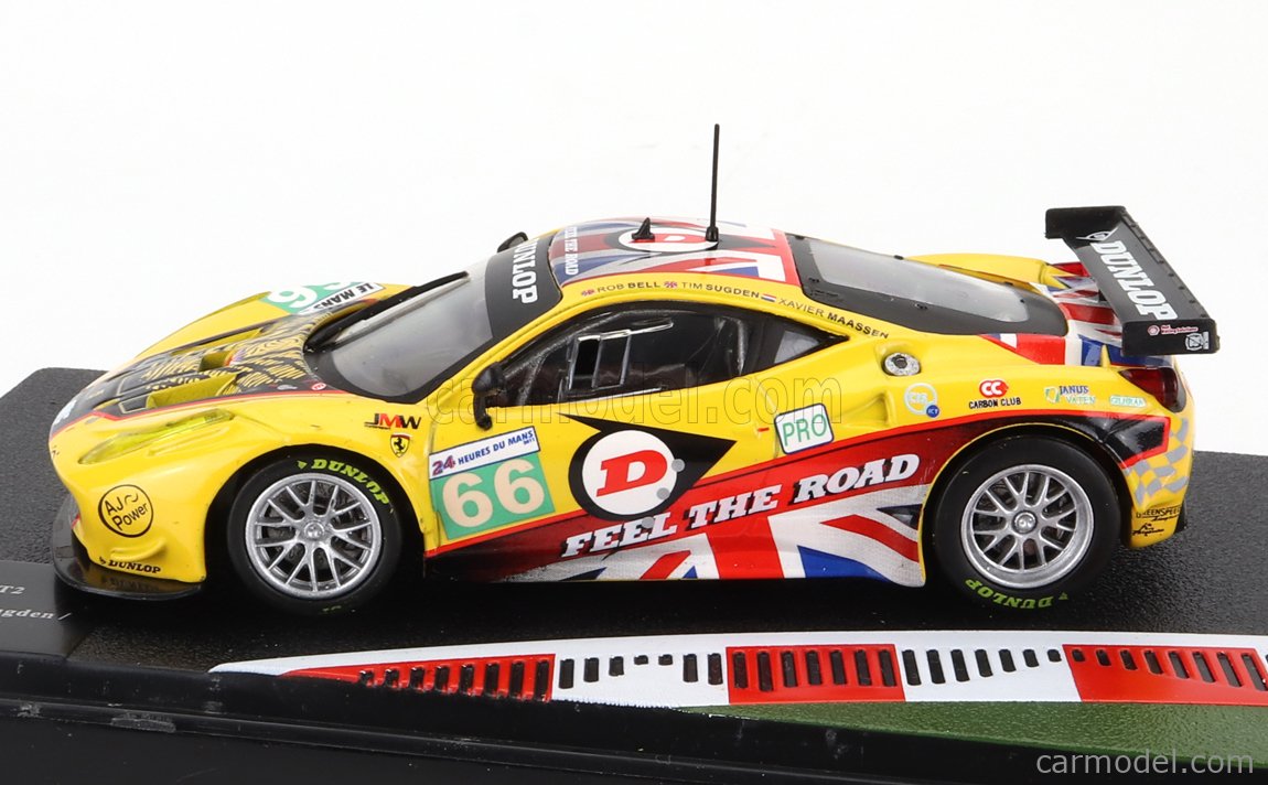 FERRARI 458 Italia GT2 24h Le Mans Drivers: R.Bell / T.Sugden / X.Maassen #66 (2