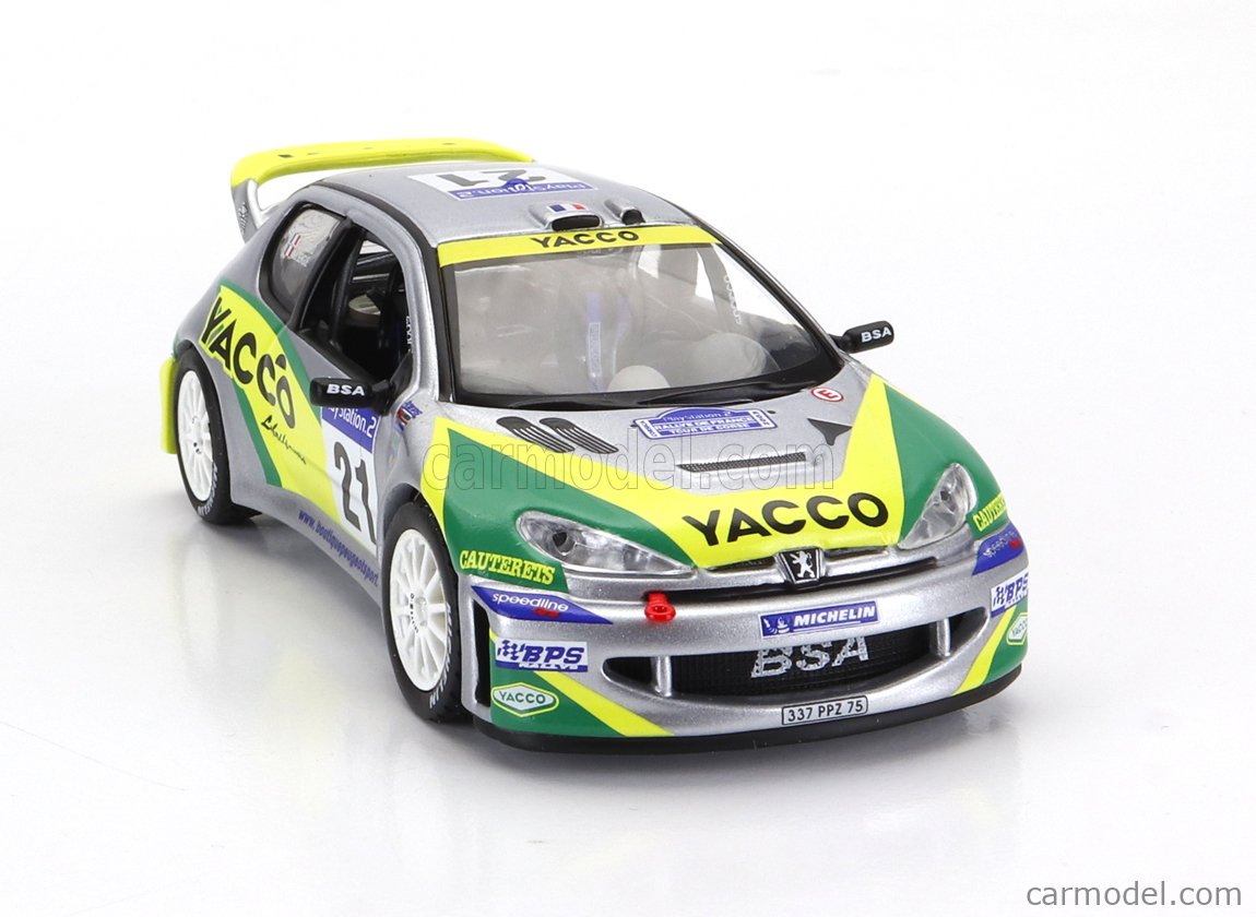 PEUGEOT 206 WRC #9 P.Snijers Ypres Rally 2000 1/43 SKID SKM157 EUR 60