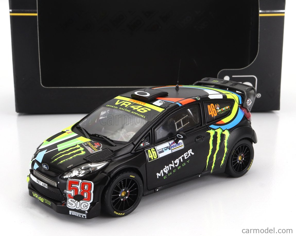 IXO/T9 1/43 – Ford Fiesta RS #46 – Valentino Rossi / C. Cassina – Rallye Monza 2011