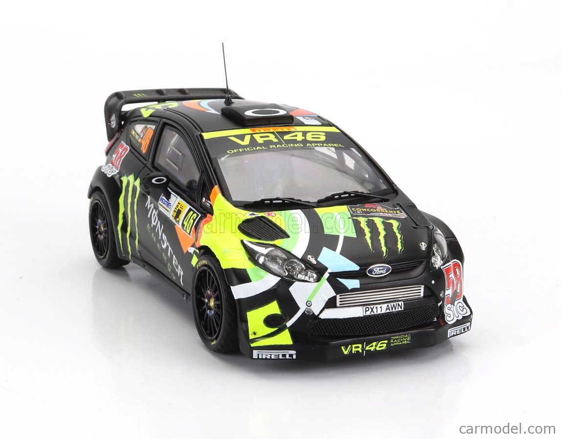 IXO/T9 1/43 – Ford Fiesta RS #46 – Valentino Rossi / C. Cassina – Rallye Monza 2011