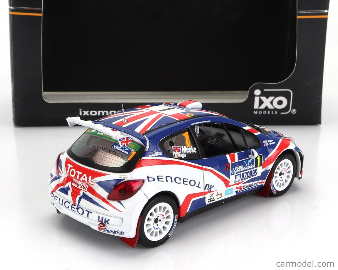 Decals 1/43 Peugeot 207 S2000 #8 Magalhaes - Rallye ERC Açores 2013 NCM097