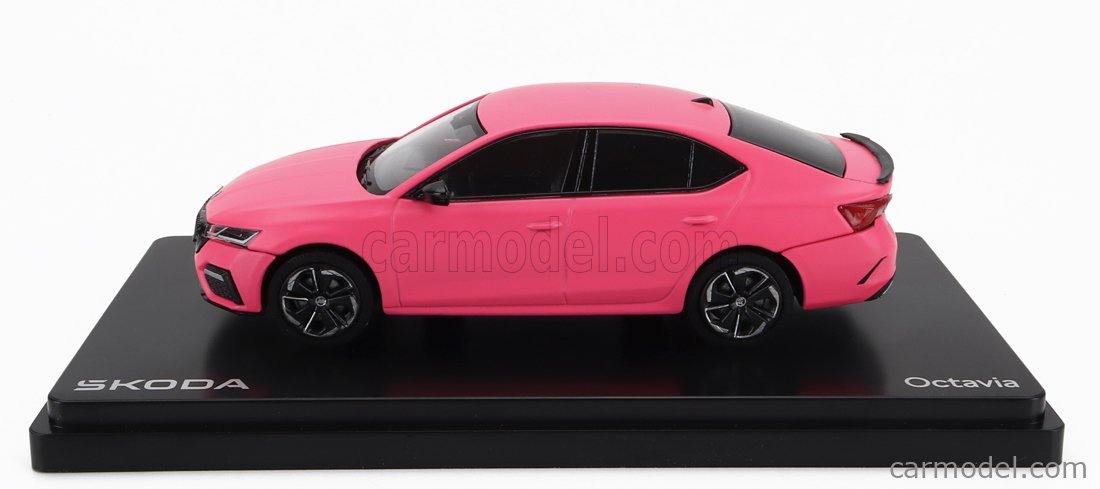 ABREX 143AB-037BW Scale 1/43 | SKODA OCTAVIA IV RS 2020 MATT PINK