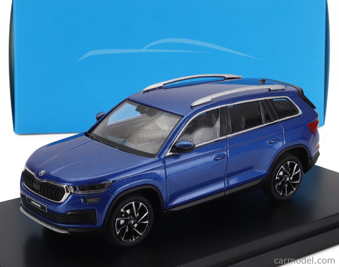 Modèle Réduit Abrex 1:43 – Skoda Kodiaq FL 2021 Blanc – Miniature De Collection Neuve