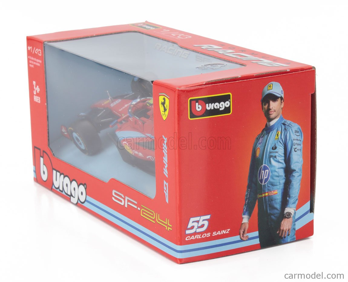 BBURAGO 1/43 – FERRARI F1 SF-24 – GP de Imola 2024 (C. Leclerc